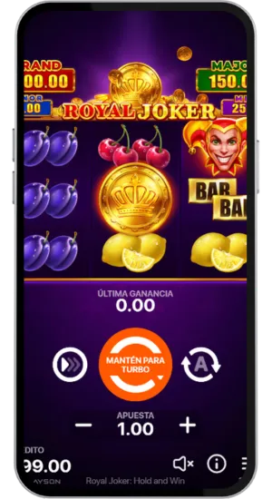 Interfaz principal del juego